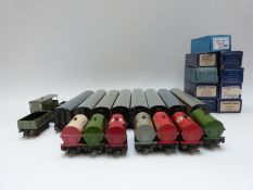 Twenty-seven Hornby Dublo 00 gauge carriages and wagons,