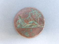 A medallion commemorating Lines of Torres Vedras (Wellington interest)1810-1811 the English army on