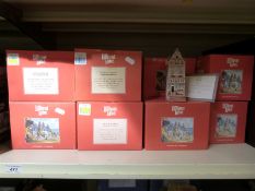 Twenty pink boxed Lilliput Lane cottages to include The Dalesman,