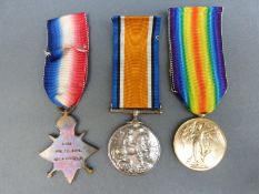 WWI trio of medals awarded to 12610 Pte F H Jeffs Oxf and Bucks Light Infantry,