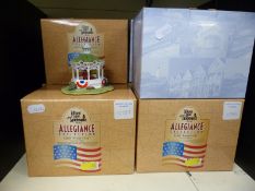 Eleven Lilliput Lane Landmarks Allegiance America Collection Series etc to include limited editions