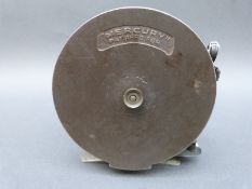Mercury centrepin fishing reel and a Pfleuger Taxie single action example in original box