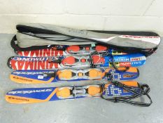 Two sets of Salomon & Snow ski blades