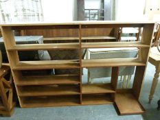 A G-Plan style shelf unit,