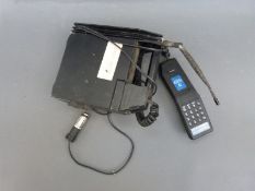 An early retro mobile phone by Mobira