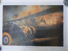 Richard Taylor signed limited edition 25/400 aviation print 'Rover Patrol' also signed by crew