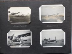 A photo album of WWII and later aeroplanes,