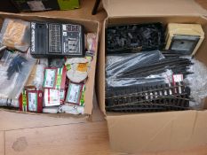 A large collection of Lehmann G gauge track points and accessories including SoundMaster 210,