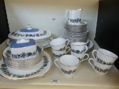 Royal Doulton Esprit pattern part tea and dinner service
