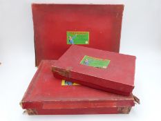 Three Meccano outfits, Accessory Outfits 6A and 7 A and Set 6, all in original boxes,