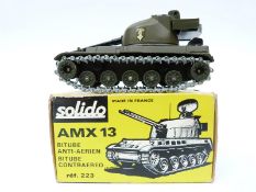 Solido diecast model military AMX 13 bitube 223,