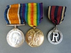 A pair of WWI Medical/Nursing medals marked S. Nurse G.L.