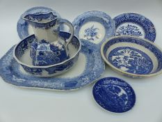 Spode Camilla meat plate and dishes,