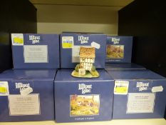 Twenty blue boxed small Lilliput Lane cottages to include Amberley Rose,