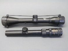 Two rifle scopes, Hawke Sport HD 4x40 and Sterling Bisley Deluxe 1.5-4.