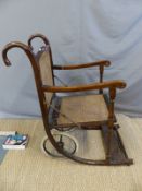 A WWI era field wheelchair