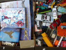 A very large collection of Corgi, Dinky, Matchbox, Spot-on and othe diecast model vehicles,