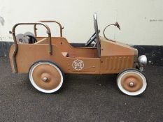 A New York fire service pedal car,