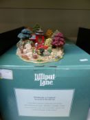 Limited edition boxed large Lilliput Lane 'Reflections of Jade' cert no.