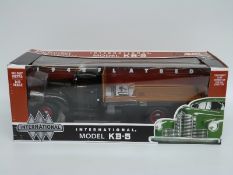 ERTL 1:16 scale diecast model International Model KB-5 flatbed truck,