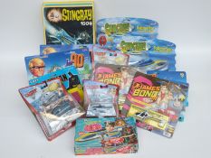 Fifteen Stingray, Joe 90, James Bond Jr and Cars related diecast model vehicles,
