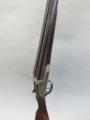 Army & Navy CSL 12 bore side by side shotgun with named and ornately engraved locks,
