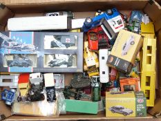 A large collection of Corgi, Dinky and other diecast model vehicles,