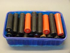 Twenty-seven 4 bore shotgun cartridges.
