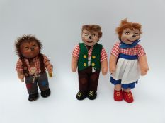 Steiff Original hedgehog 'Mecki' with original label and tag,