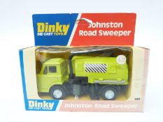 Dinky Toys diecast model Johnston Road Sweeper 449, in original box.