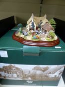 Limited edition boxed large Lilliput Lane 'We Plough the Fields and Scatter' no.