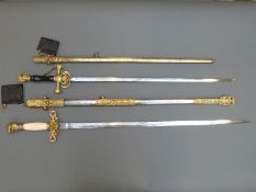 Two possibly Masonic / Knights Templar interest sword,