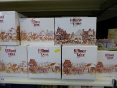 Twenty white boxed Lilliput Lane cottages to include Eamont Lodge,