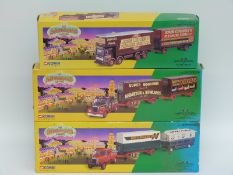 Three Corgi Classics The Showman's Range diecast model sets,