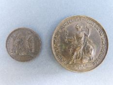 A commemorative medal for the Coronation of George II 1727,