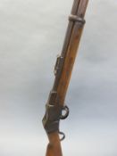 WW Greener Lee Enfield underlever gun with adjustable rear sight,