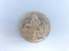 A medal coin commemorating the Forts of Carthegena destroyed 1740 by Admiral Vernon