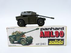 Solido diecast model military Panhard AML 90 240,