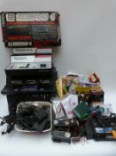 A large collection of model railway and DCC Pitting electrical items including Zero 1 controllers