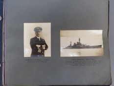 An album of black and white pictures 'World Cruise of the British Special Service Squadron