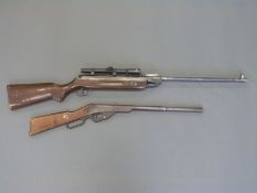 Weslake .22 air rifle with 205 4x15 scope, serial number 110216361, together with a Daisy .