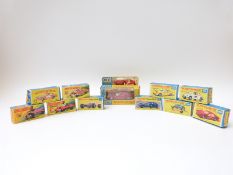 Eleven Matchbox, Matchbox Superfast and Matchbox King Size diecast model vehicles 4,5,15,19, 20, 25,