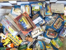 Over 40 Matchbox diecast model vehicles including World Sports, Models of Yesteryear etc.