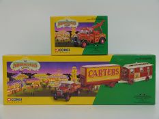 Two Corgi Classics The Showman's Range diecast model sets,