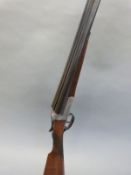Crabtree's of Warrington 12 bore side by side shotgun with named and engraved locks,