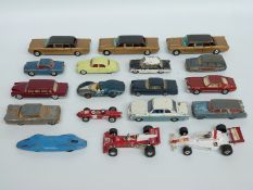 Eighteen Corgi Toys diecast model vehicles including Lincoln Continental cars,