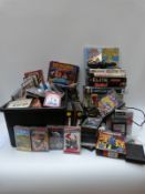 A very large collection of Commodore and similar vintage computer games and accessories
