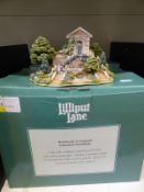 Limited edition boxed large Lilliput Lane 'Hestercombe Gardens' cert no.