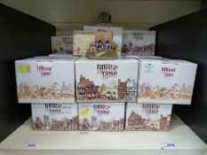 Twenty-four white boxed Lilliput Lane cottages to include Ploughman's Cottage,