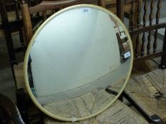 Wide angle convex shop mirror,